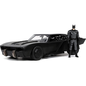 اسباب بازی ماشین فلزی بتموبیل و فیگور فلزی بتمن با مقیاس 1:24 Batman and Batmobile _ماشین اسباب بازی